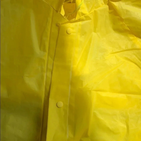 Outdoor Rain Suit Jacket & Pant Set Yellow Size Large New - Picture 3 of 9